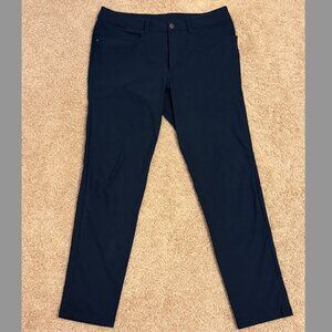 Lululemon Navy ABC Slim-Fit 5 Pocket Pant 32L Warpstreme - 32x32